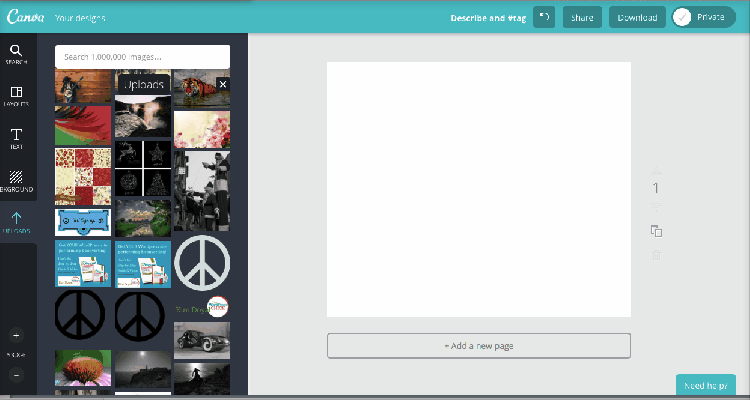 LOGO Placement on photo grid
