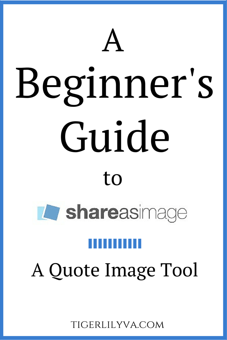 A Beginner's Guide to Share As Image.A Quote Image Tool
