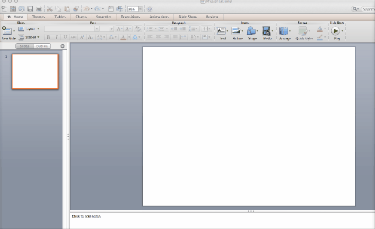 PowerPoint demo for transparent background