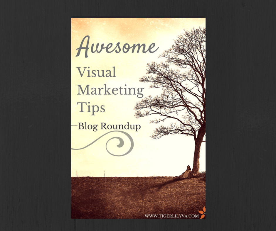 Awesome Visual Marketing Tips - Blog Roundup via tigerlilyva.com